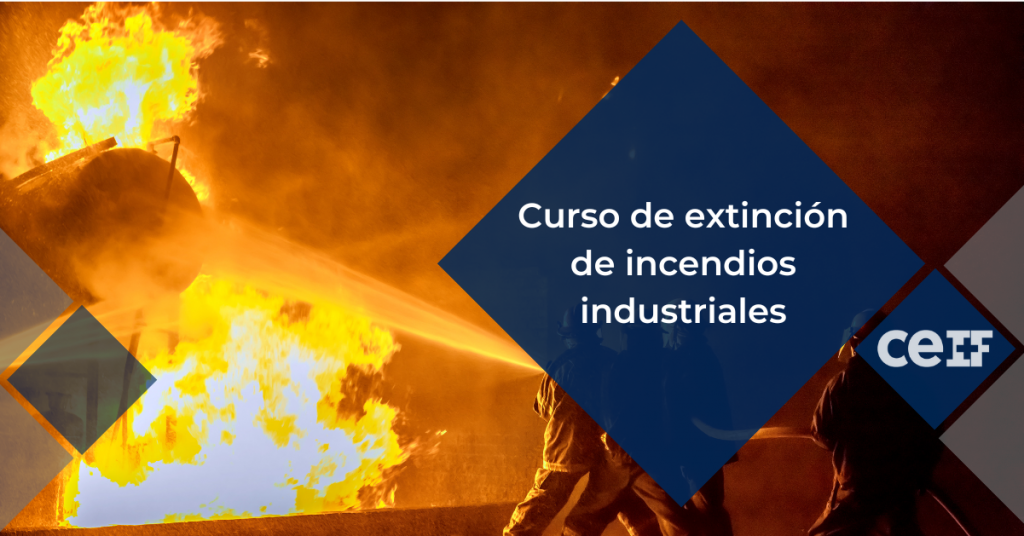 Curso de extinción de incendios industriales