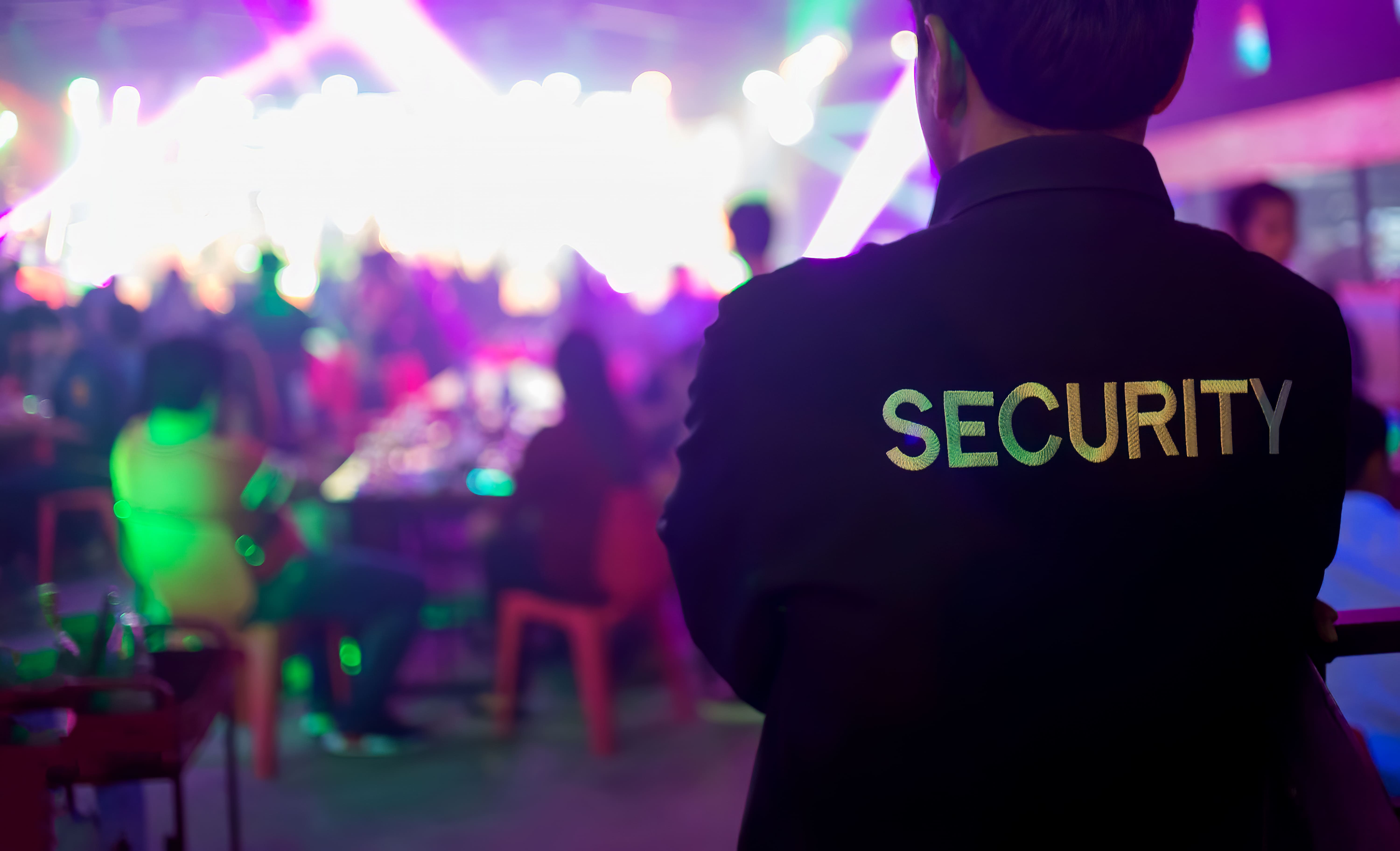 Vigilante de seguridad eventos